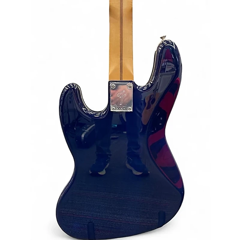 Used Fender Player Plus Jazz Bass Plus Top Blue Burst Electric Bass Guitar