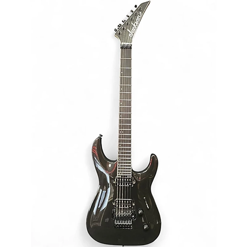 Used Jackson Dinky Pro Plus DKA Metallic Black Solid Body Electric Guitar
