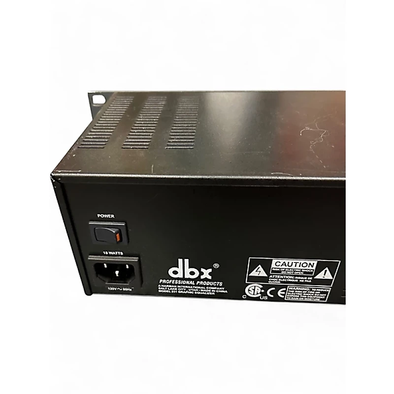 Used dbx 231 Dual 31-Band Graphic Equalizer