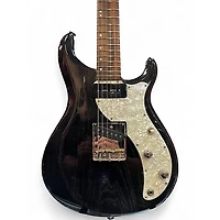 Used 2014 Roger Giffin Guitars TT Brazilian Rosewood Trans Black Solid Body Electric Guitar