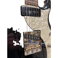 Used 2014 Roger Giffin Guitars TT Brazilian Rosewood Trans Black Solid Body Electric Guitar
