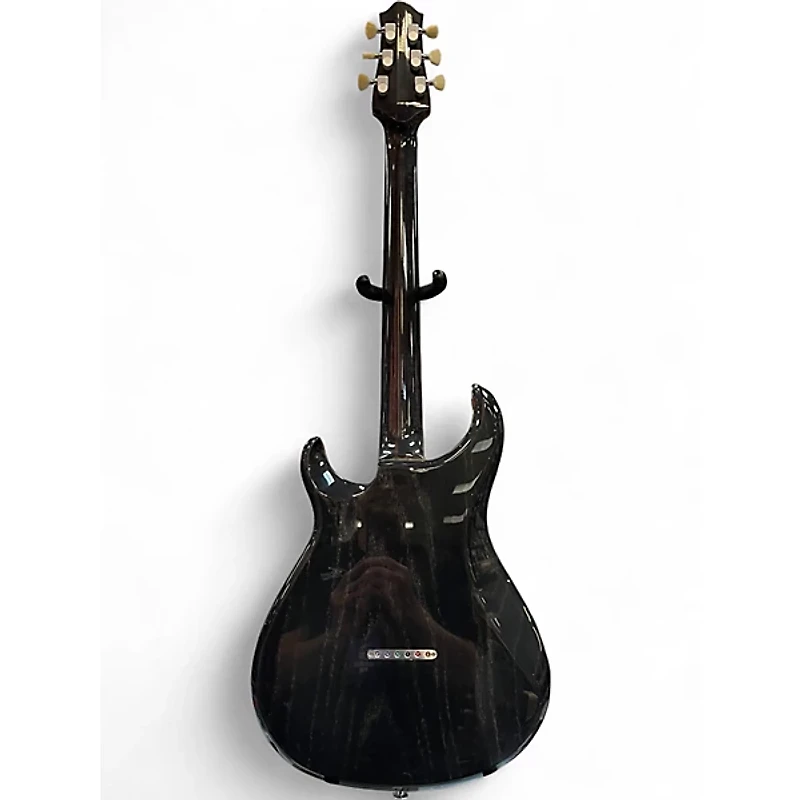 Used 2014 Roger Giffin Guitars TT Brazilian Rosewood Trans Black Solid Body Electric Guitar