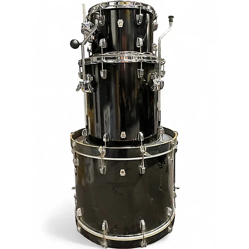 Used Ludwig 3 Piece NEUSONIC Black Drum Kit