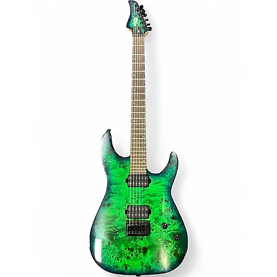 Used Schecter Guitar Research CR-6 AquaBurst Solid Body Electric Guitar