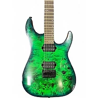Used Schecter Guitar Research CR-6 AquaBurst Solid Body Electric Guitar