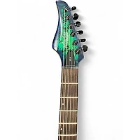 Used Schecter Guitar Research CR-6 AquaBurst Solid Body Electric Guitar