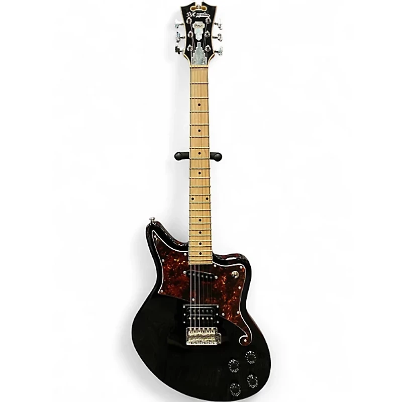 Used D'Angelico Premier Series Black Solid Body Electric Guitar