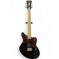 Used D'Angelico Premier Series Black Solid Body Electric Guitar