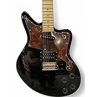 Used D'Angelico Premier Series Black Solid Body Electric Guitar