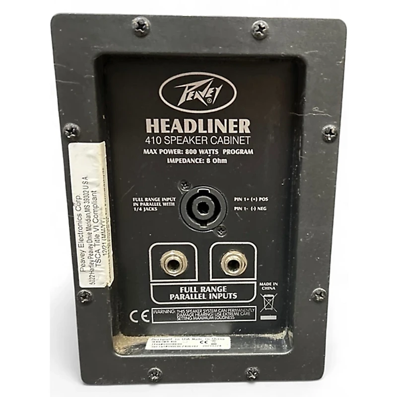 Used Peavey HEADLINER 410 Bass Cabinet