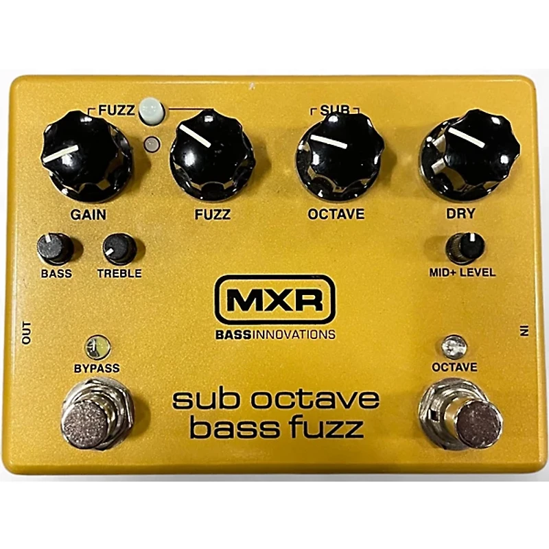 Used MXR Sub Octave Bass Fuzz Effect Pedal