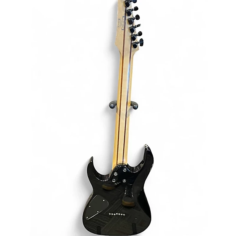 Used Ibanez RG7321 7 String Black Solid Body Electric Guitar