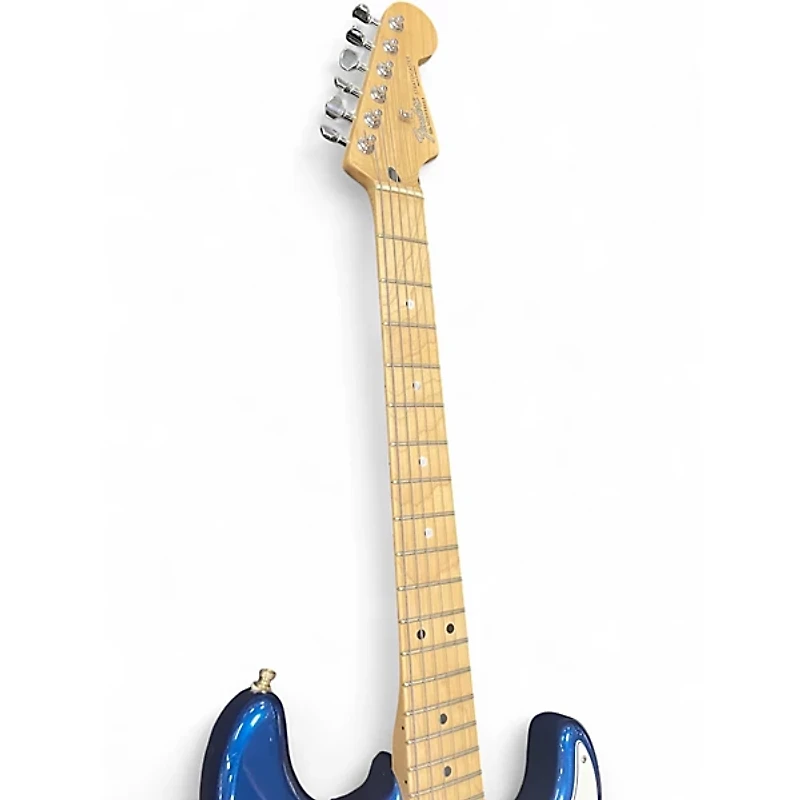 Used Fender Standard Stratocaster Electron Blue Metallic Solid Body Electric Guitar
