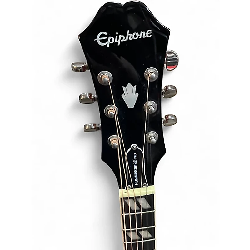 Used Epiphone Hummingbird Pro Faded Cherry Acoustic Electric Guitar