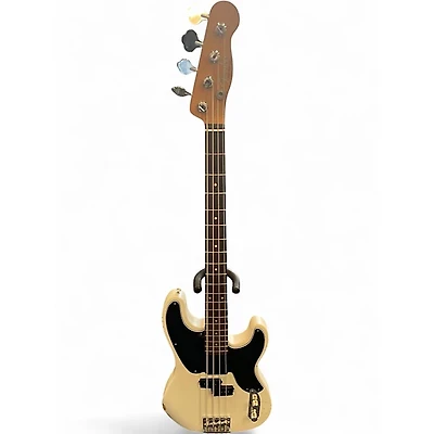 Used Fender Mike Dirnt Road Worn Precision Bass White Electric Bass Guitar