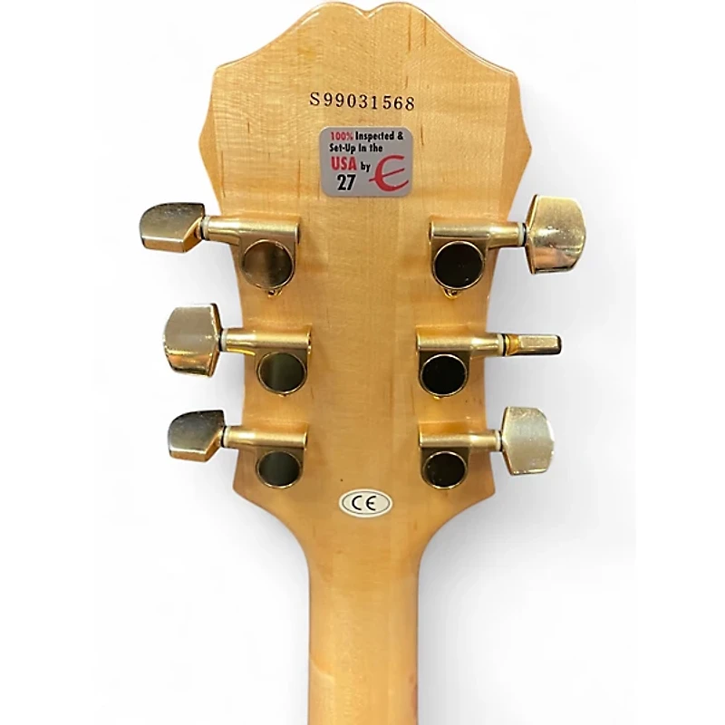Used Epiphone Joe Pass Emperor Natural Hollow Body Electric Guitar