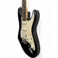 Used 2004 Fender Standard Stratocaster HSS Black Solid Body Electric Guitar