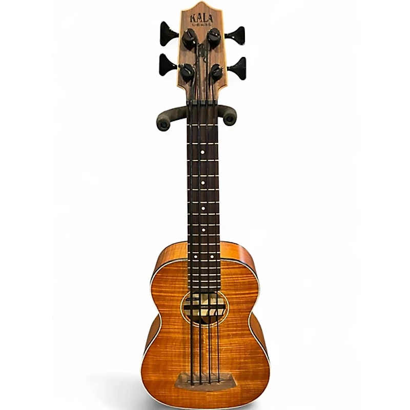 Used Kala Exotic Mahogany U-Bass Mahogany Acoustic Bass Guitar