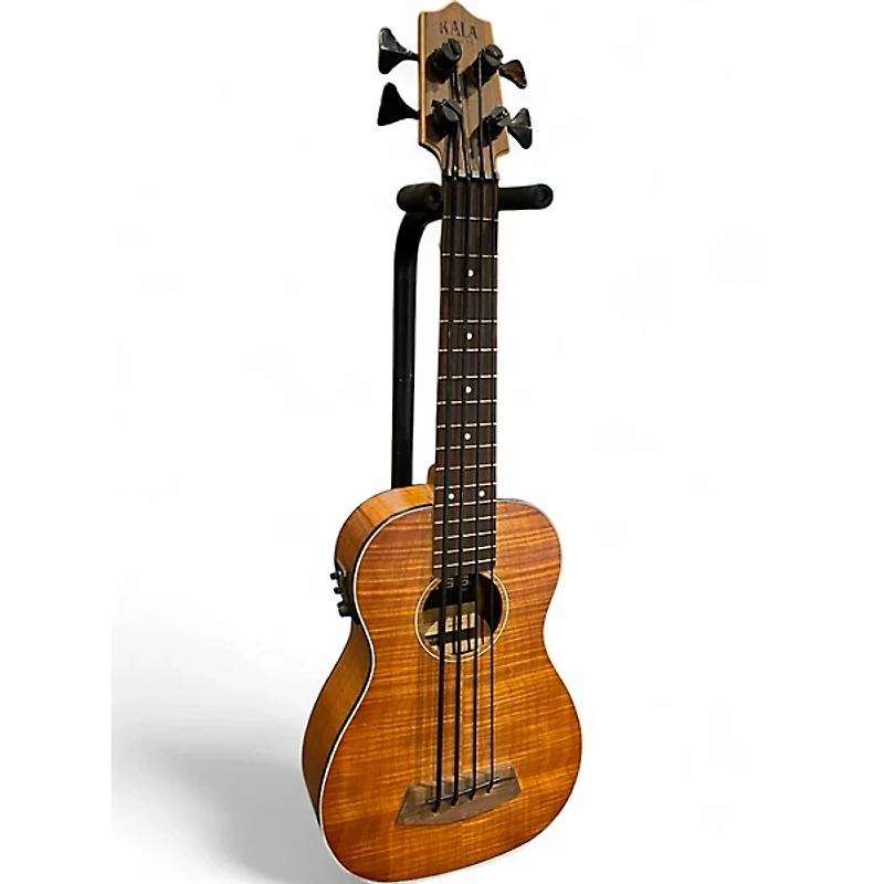 Used Kala Exotic Mahogany U-Bass Mahogany Acoustic Bass Guitar