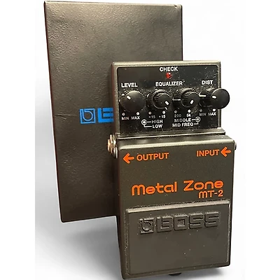 Used 2020s BOSS MT2 Metal Zone Distortion Effect Pedal