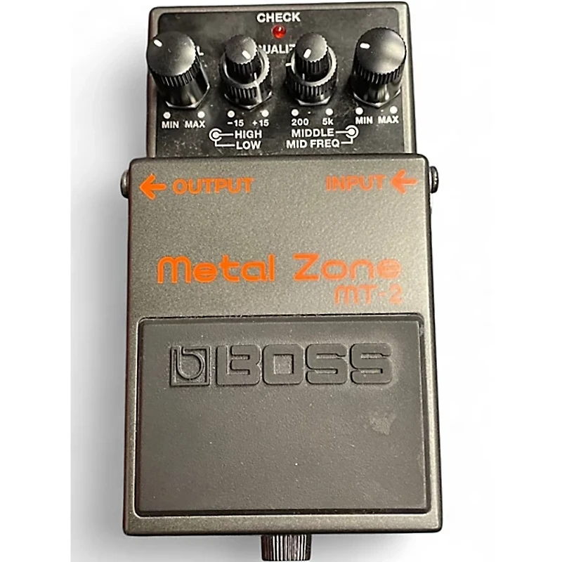 Used 2020s BOSS MT2 Metal Zone Distortion Effect Pedal