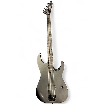 Used ESP LTD AP4 Black Metal Satin Black Electric Bass Guitar