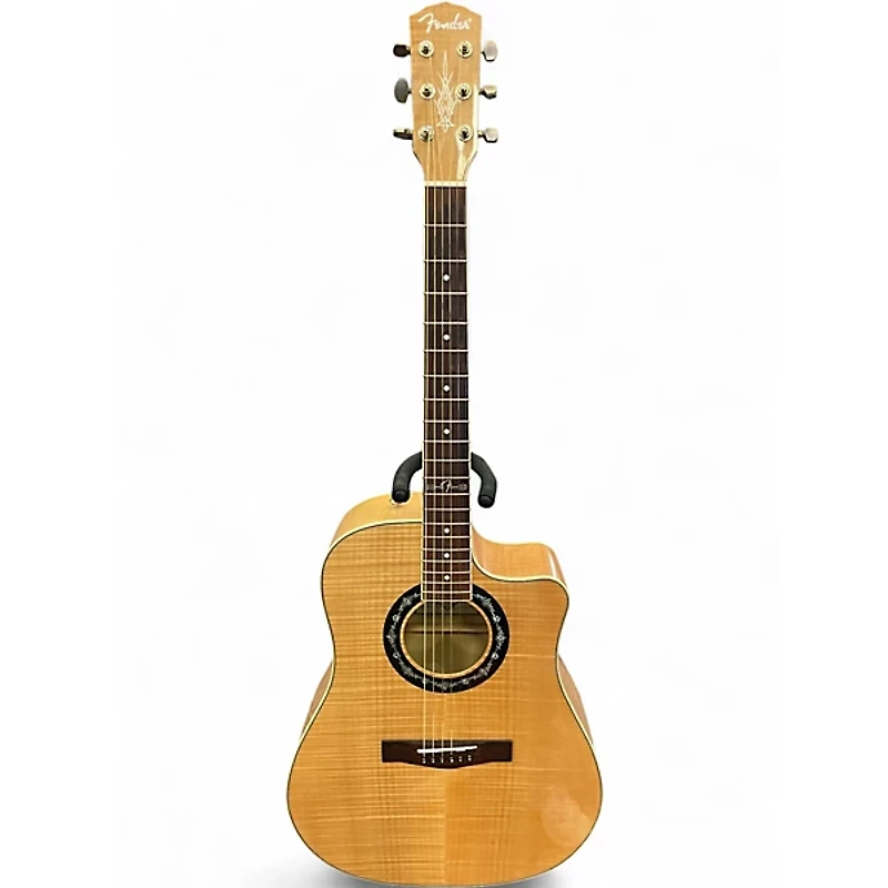 Used Fender T Bucket 400CE Natural Acoustic Electric Guitar