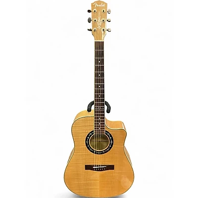 Used Fender T Bucket 400CE Natural Acoustic Electric Guitar