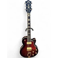 Used Guild ARISTOCRAT Sunburst Solid Body Electric Guitar