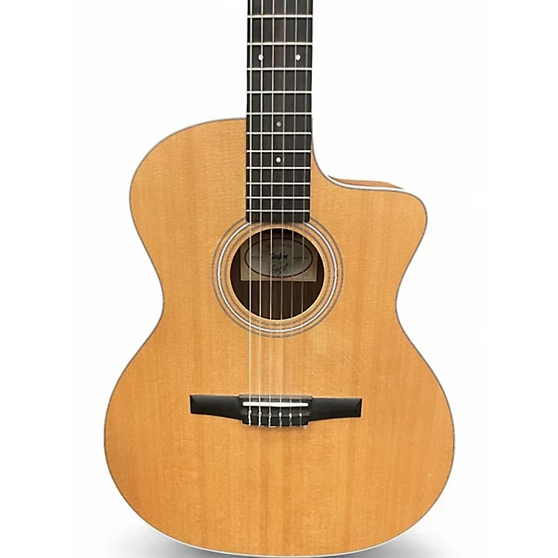 Used Taylor 214CEN Natural Classical Acoustic Electric Guitar