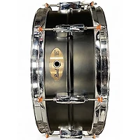 Used Pearl 5.5X14 genuine steel shell black matte  Drum