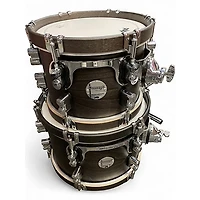 Used PDP by DW 6 Piece Concept Series black stain Drum Kit