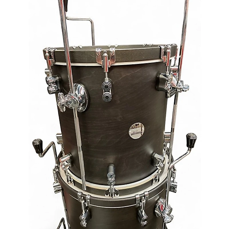 Used PDP by DW 6 Piece Concept Series black stain Drum Kit