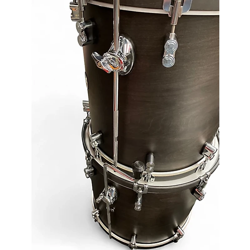 Used PDP by DW 6 Piece Concept Series black stain Drum Kit