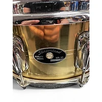 Used Slingerland 14in 10-Lug Brass Snare Drum BRASS Drum