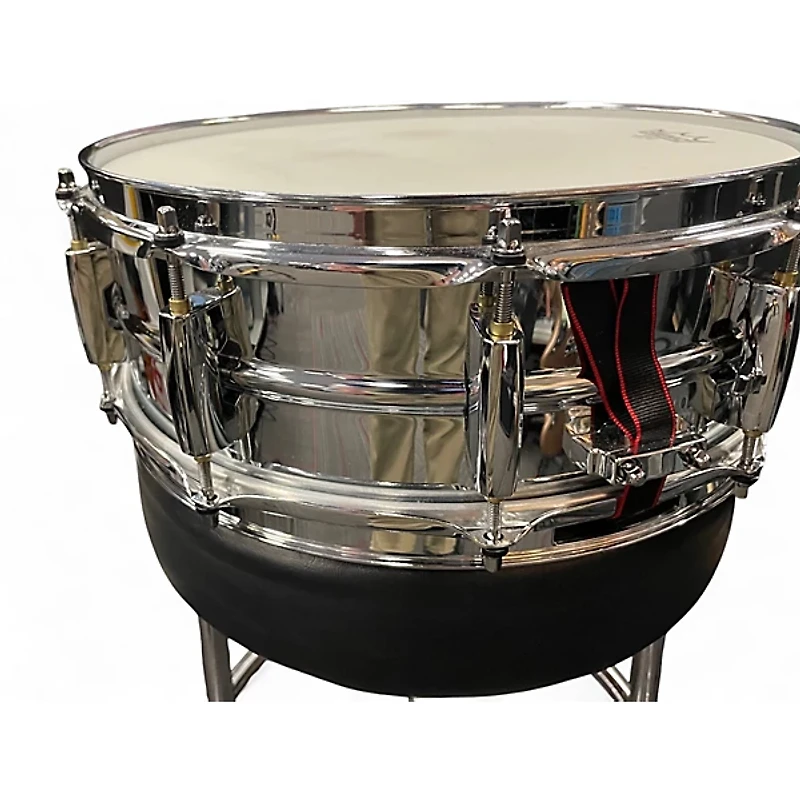 Used Pearl 14X5 Sensitone Snare Chrome Drum