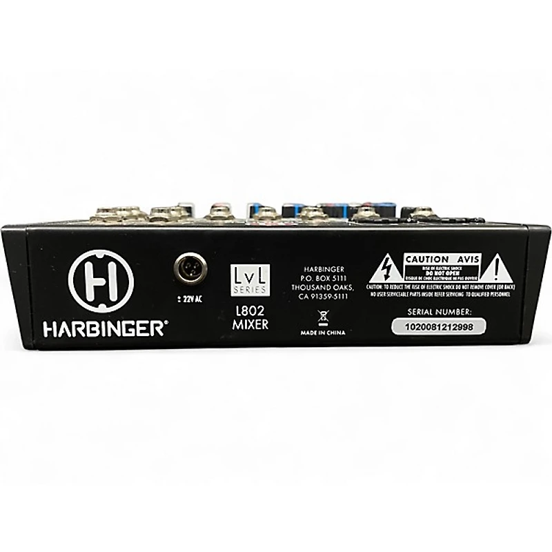 Used Harbinger L802 Unpowered Mixer
