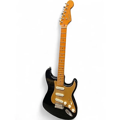 Used Squier Classic Vibe 1950S Stratocaster Black Solid Body Electric Guitar
