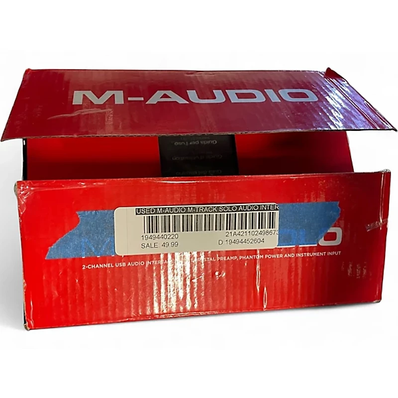 Used M-Audio M-Track Solo Audio Interface