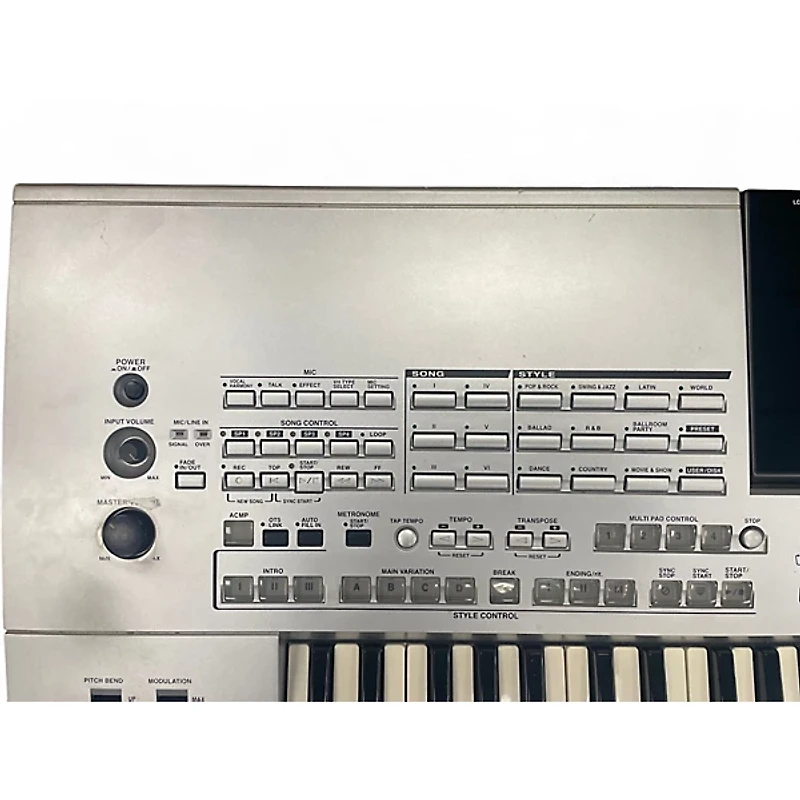 Used Yamaha Tyros 5 61 Key Arranger Keyboard