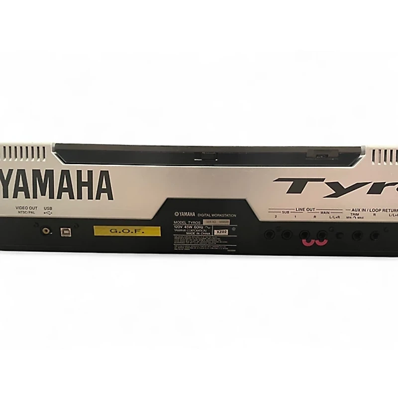 Used Yamaha Tyros 5 61 Key Arranger Keyboard