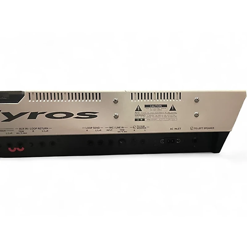 Used Yamaha Tyros 5 61 Key Arranger Keyboard