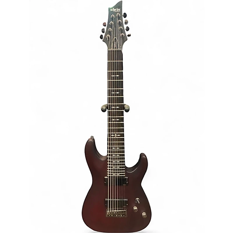Used Schecter Guitar Research Omen 8 Walnut Solid Body Electric Guitar
