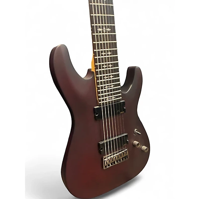 Used Schecter Guitar Research Omen 8 Walnut Solid Body Electric Guitar