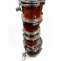 Used Ludwig 5 Piece Accent CS Custom Amber Sparkle Drum Kit