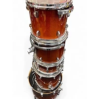 Used Ludwig 5 Piece Accent CS Custom Amber Sparkle Drum Kit