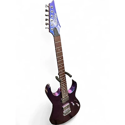 Used Ibanez GRG121SP Blue Metal Chameleon Solid Body Electric Guitar