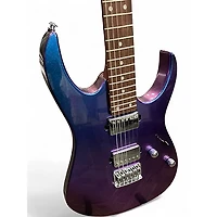Used Ibanez GRG121SP Blue Metal Chameleon Solid Body Electric Guitar