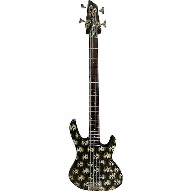 Used Washburn xb102 Black Electric Bass Guitar