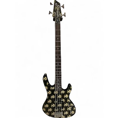 Used Washburn xb102 Black Electric Bass Guitar